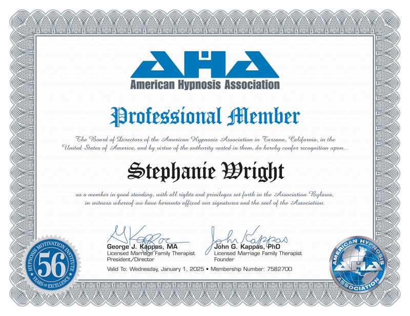 AHA Professional Member Certificate