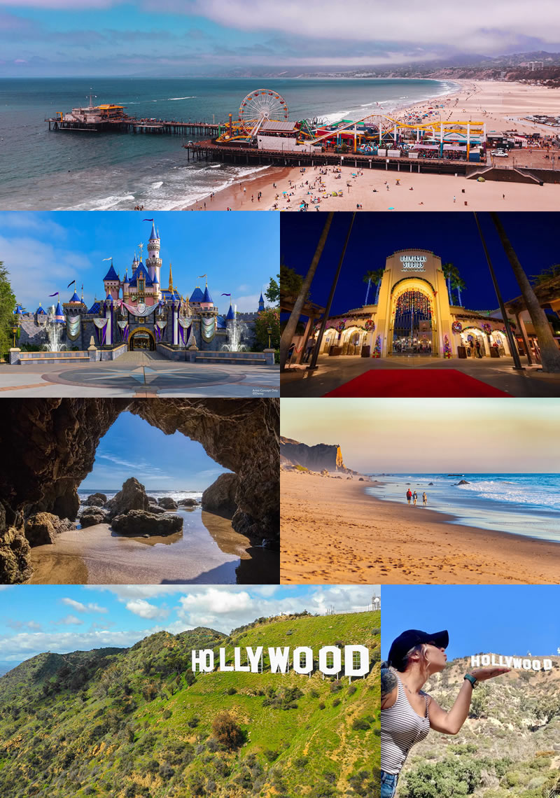 Image Collage: Experience Los Angeles