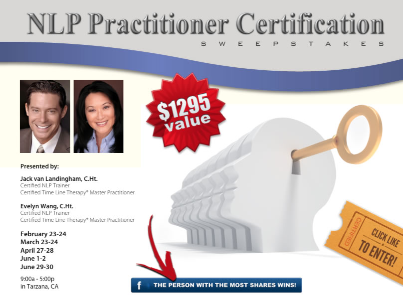 NLP Practitioner Certification Sweepstakes