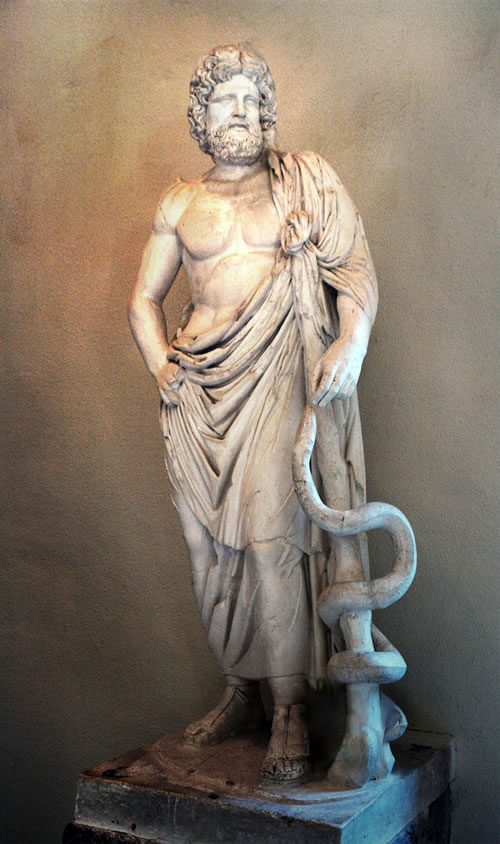Statue of Asclepius, Museum of Epidaurus