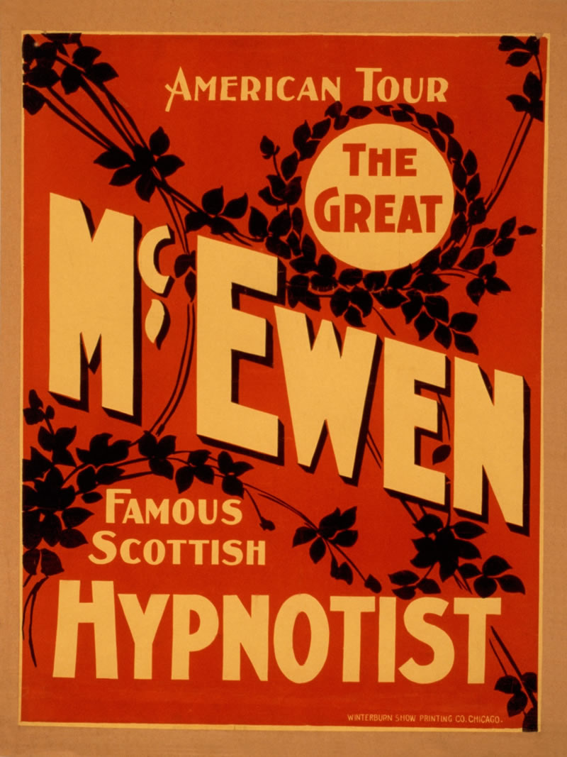 Poster: The Great McEwen Famous Scottish Hypnotist