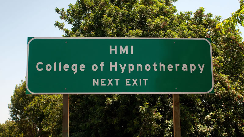 HMI College of Hypnotherapy Freeway Sign